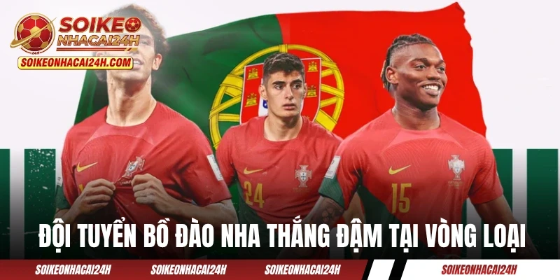 Đội tuyển Bồ Đào Nha thắng đậm tại vòng loại