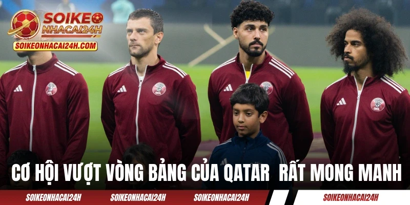 Cơ hội vượt vòng bảng của Qatar là rất mong manh