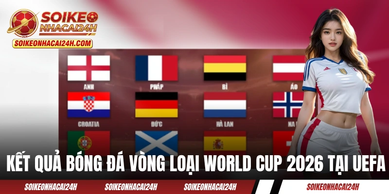 Kết quả bóng đá vòng loại World Cup 2026 tại UEFA
