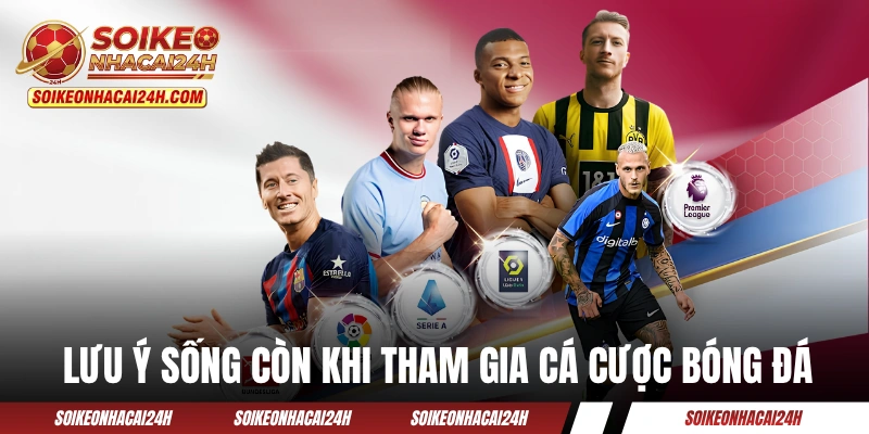 Những lưu ý sống còn khi tham gia cá cược bóng đá